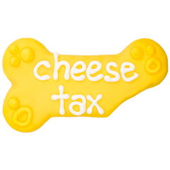 Cheese Tax 6" Bone | Dog Thoughts