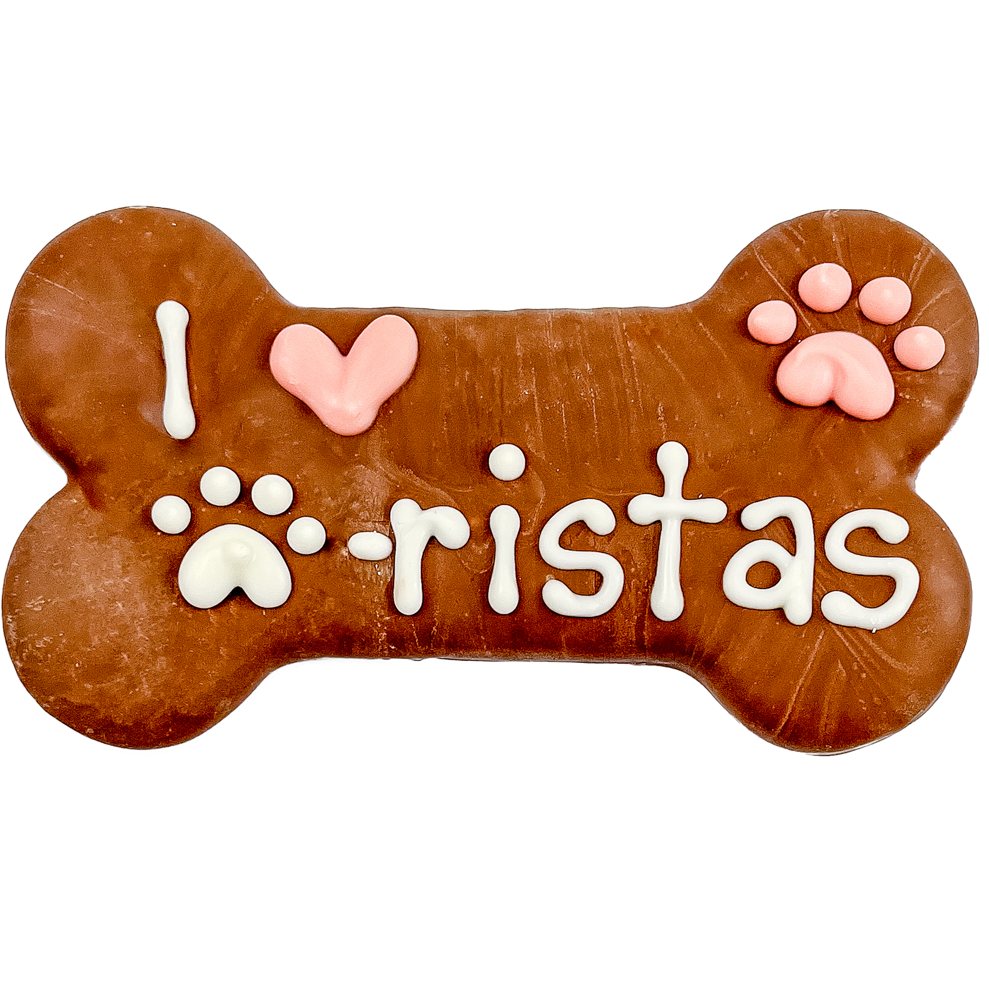 I Love Paw-ristas 6 Inch Bone | Café