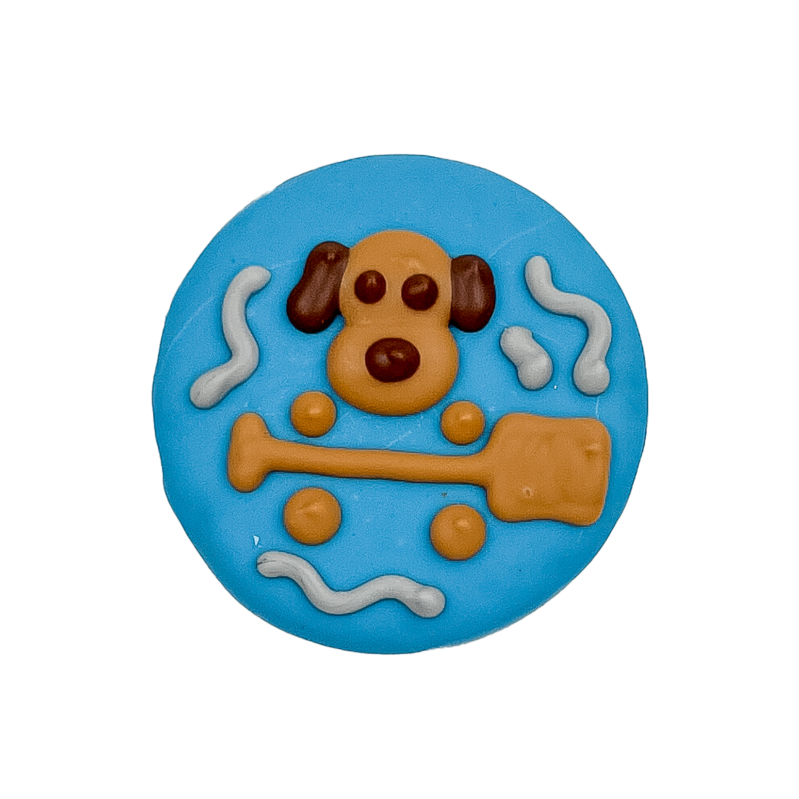 doggy paddle dog cookie