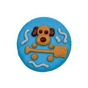 doggy paddle dog cookie