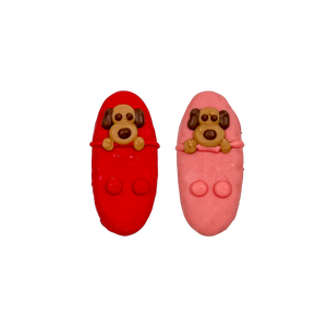 sleeping bag pups dog cookies