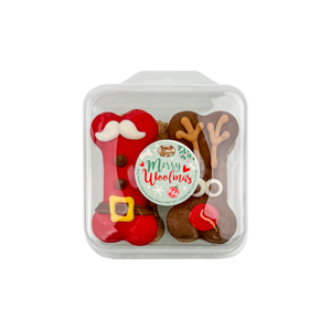 Prepackaged Santa and Reindeer Bones 4pk | Holiday 2024