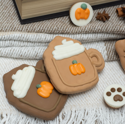 fall mugs cookies for dogs