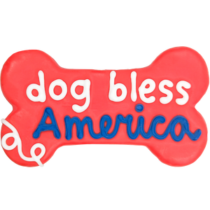 Dog Bless America 6 Inch Bone | 4th of July