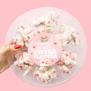 Prepackaged Sprinkled Bones Small Bones LARGE Platter | Valentine's Day