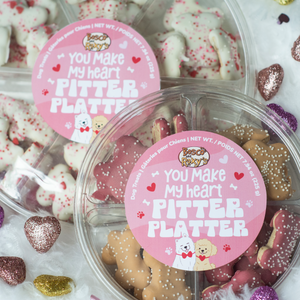 Prepackaged Sprinkled Bones Small Bones LARGE Platter | Valentine's Day